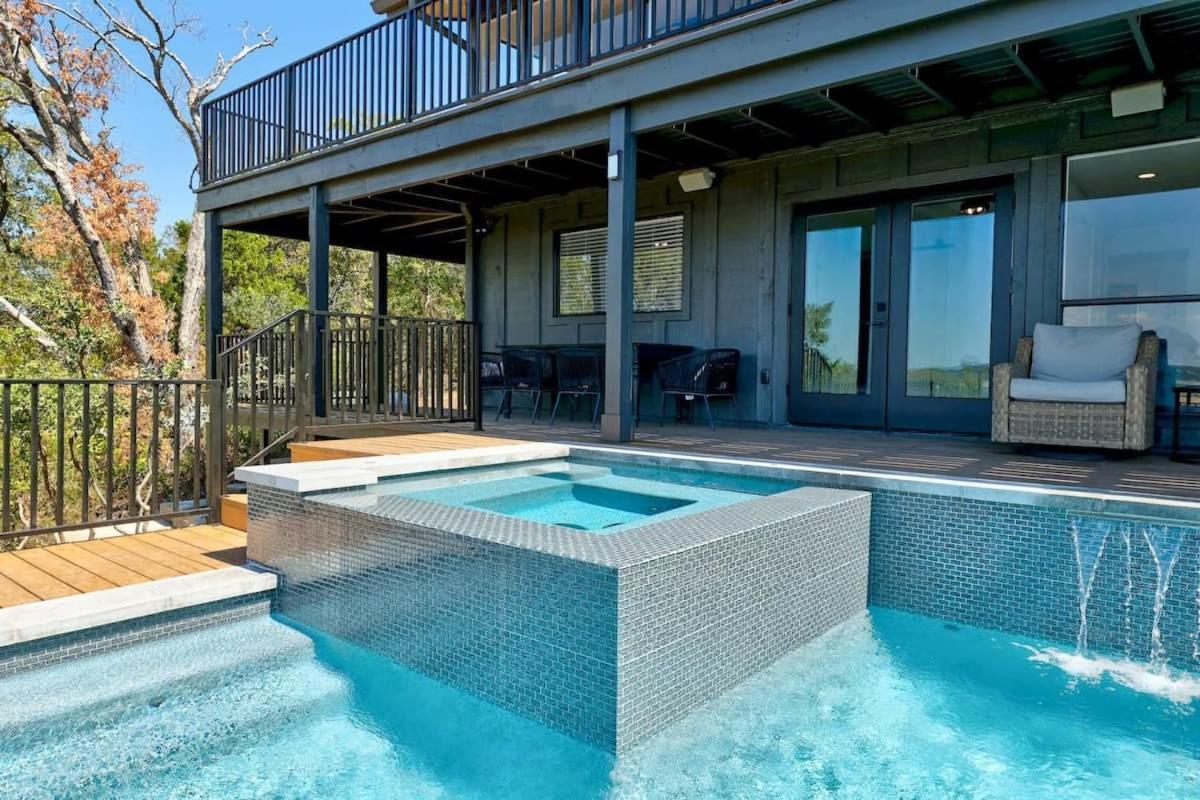 Atlantis On Lake Travis Pool Hot Tub Dock Villa Leander Luaran gambar