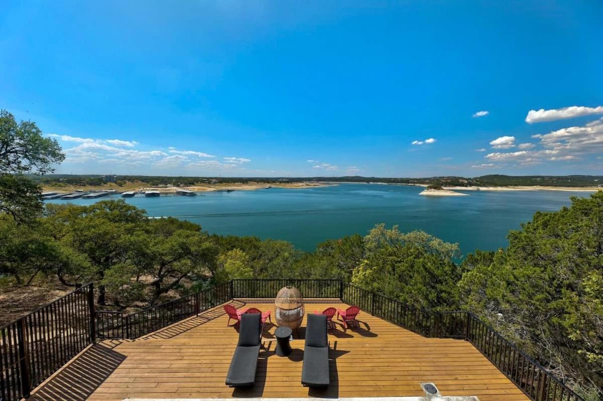 Atlantis On Lake Travis Pool Hot Tub Dock Villa Leander Luaran gambar