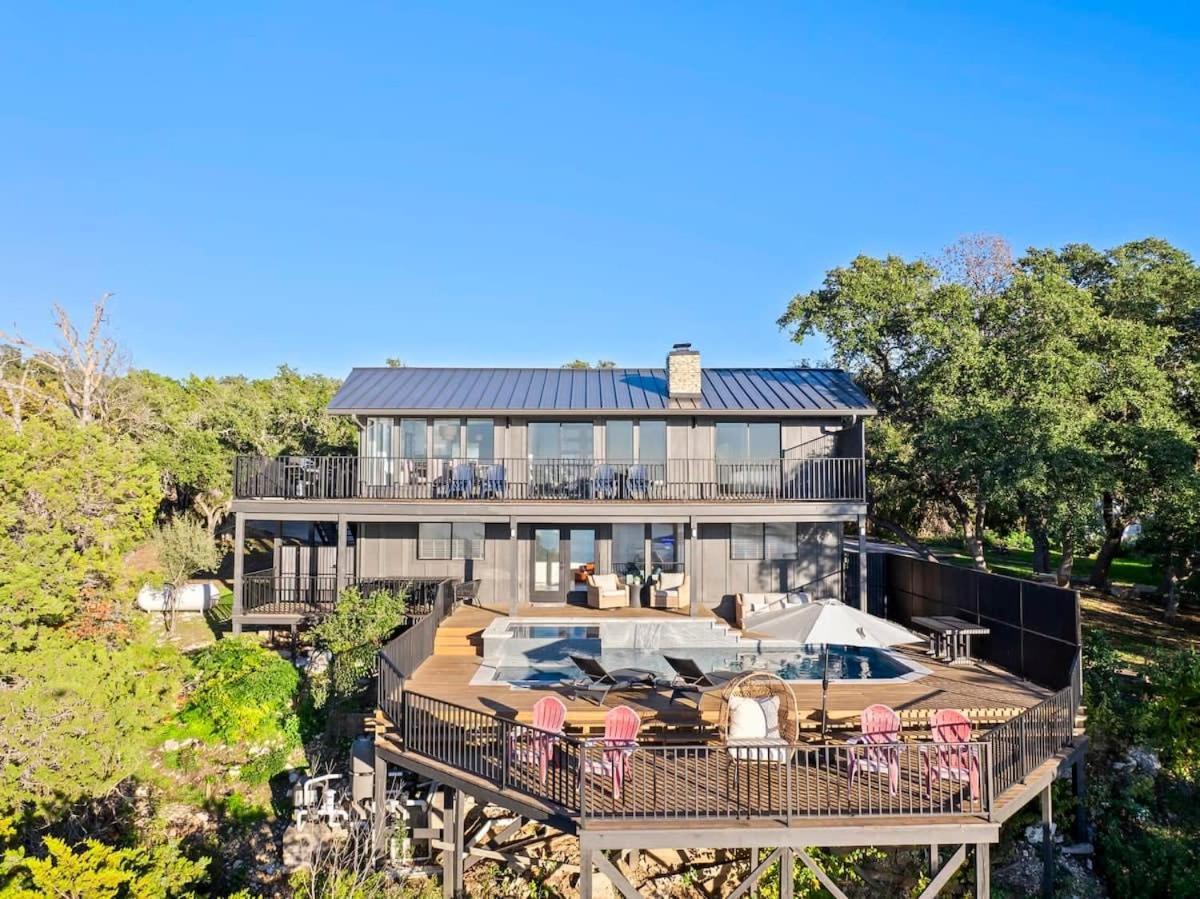 Atlantis On Lake Travis Pool Hot Tub Dock Villa Leander Luaran gambar