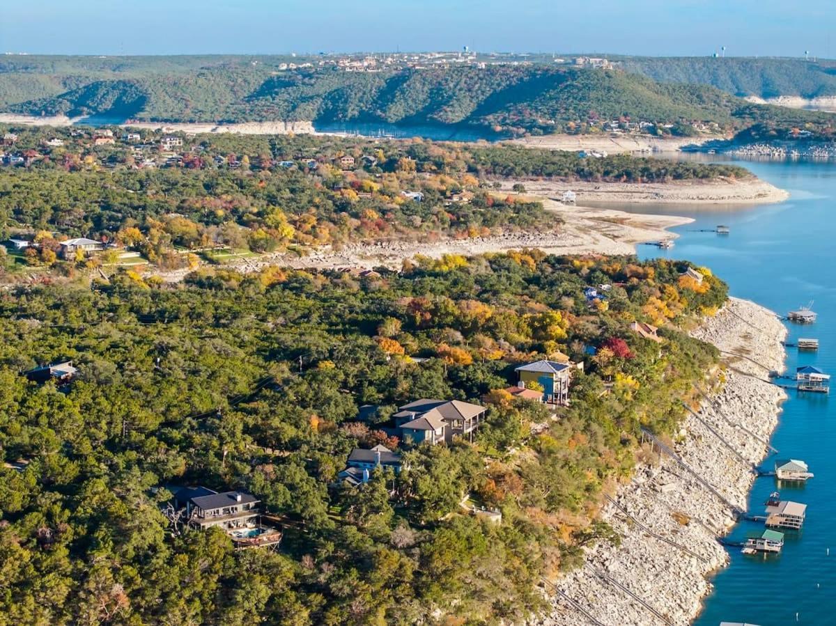 Atlantis On Lake Travis Pool Hot Tub Dock Villa Leander Luaran gambar